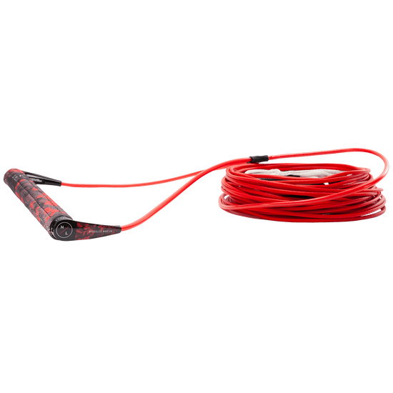 SG Handle w/ X-Line - Red coiled on the ground.