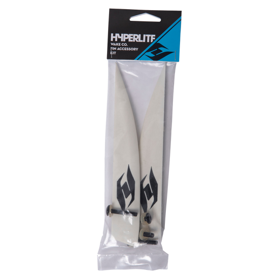 Hyperlite 0.8 A-Wing Fin Kit - 2 Pack for wakeboards, original packaging.